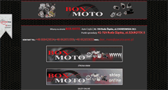 Desktop Screenshot of boxmoto.pl